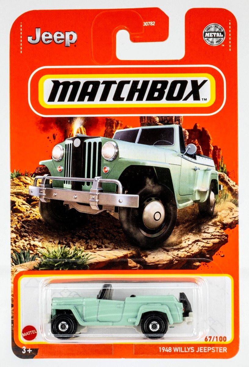 Matchbox 1948 Willys Jeepster Die-Cast Collector Car #67/100