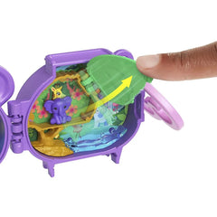 Polly Pocket Cuddly Toys Elephant Compact Playset with Micro Doll