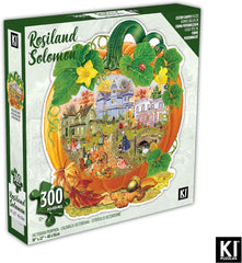 KI Puzzle Victorian Pumpkin 300-Piece Shaped Jigsaw Puzzle