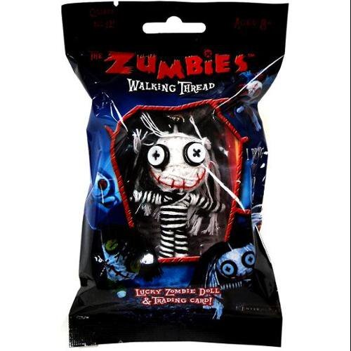 Zumbies The Walking Thread Priscilla Lucky Zombie Doll & Trading Card Keychain
