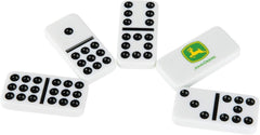 John Deere Double 9 Dominoes Set with Collector's Tin
