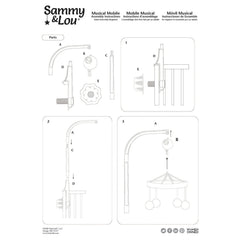 Sammy & Lou Sweet Forest Friends Musical Crib Mobile