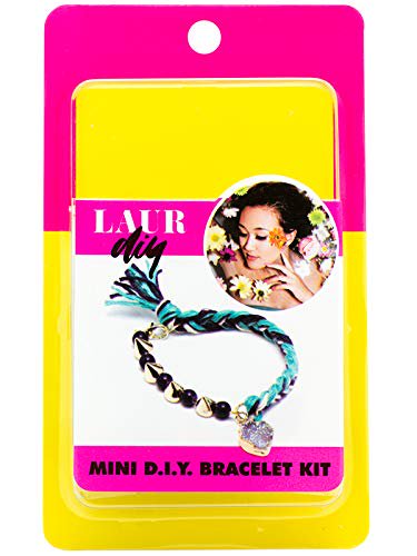 LaurDIY Purple & Teal Cord Bracelet Mini DIY Kit