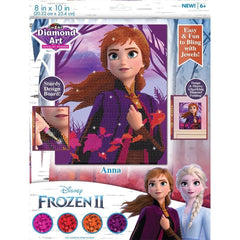 Cra-Z-Art Disney Frozen 2 Anna Diamond Art Jewel by Number 8x10