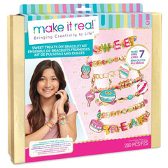 Make It Real Sweet Treats DIY Charm Bracelet Kit – 280pc