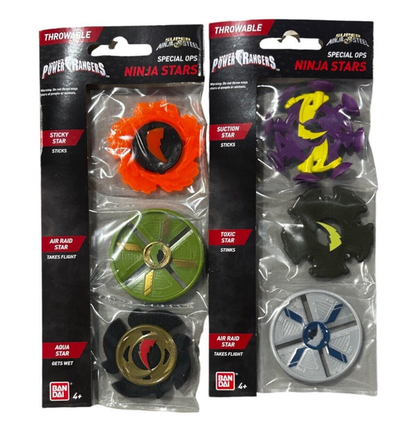 Power Rangers Super Ninja Steel Special Ops Ninja Stars Pack D/F