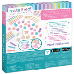 Make It Real Linked Looks 48pc DIY Bracelet & Charm Craft Kit