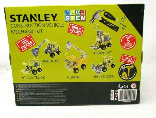 Stanley 180-Piece Multi Construction Vehicle Mechanic Kit