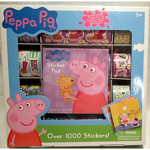 Peppa Pig 1000+ Sticker Activity Set with Scenes & Sheets