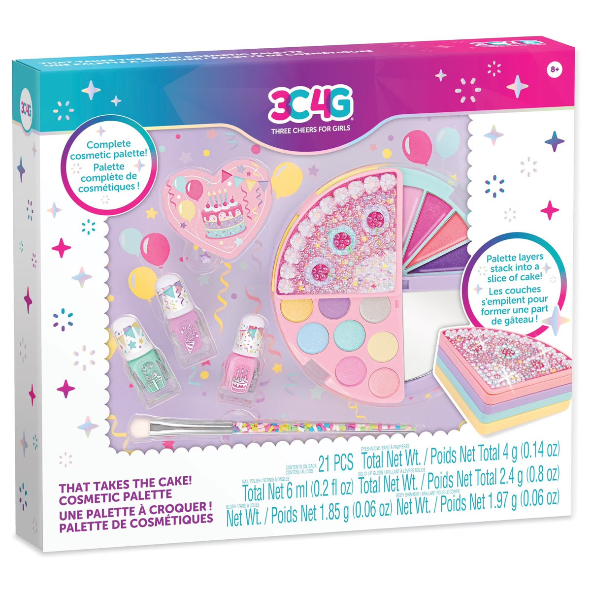 Make It Real That Takes the Cake! 21pc Beauty Palette for Tweens
