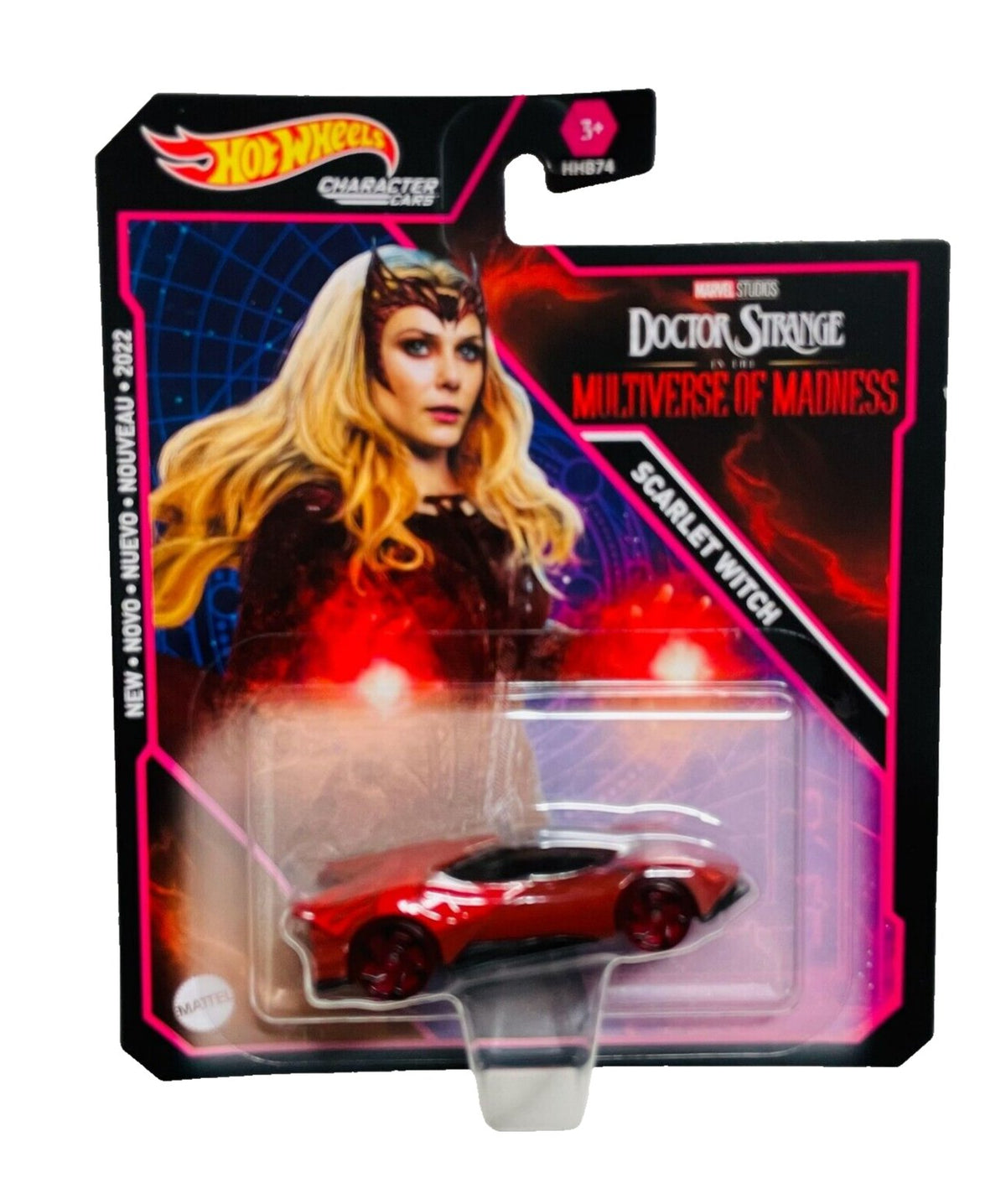 Hot Wheels Marvel Doctor Strange & Scarlet Witch Character Cars 1:64