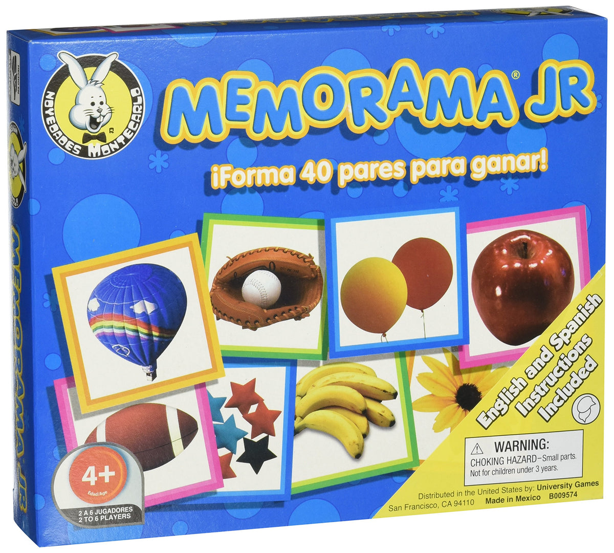 Memorama Jr. Bilingual Memory Matching Game for Kids