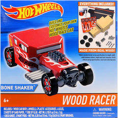 Hot Wheels Wood Racers Bone Shaker — Wooden Collector Car