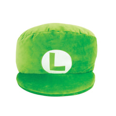 TOMY Club Mocchi-Mocchi- Luigi Hat 12" Super Mario Plush