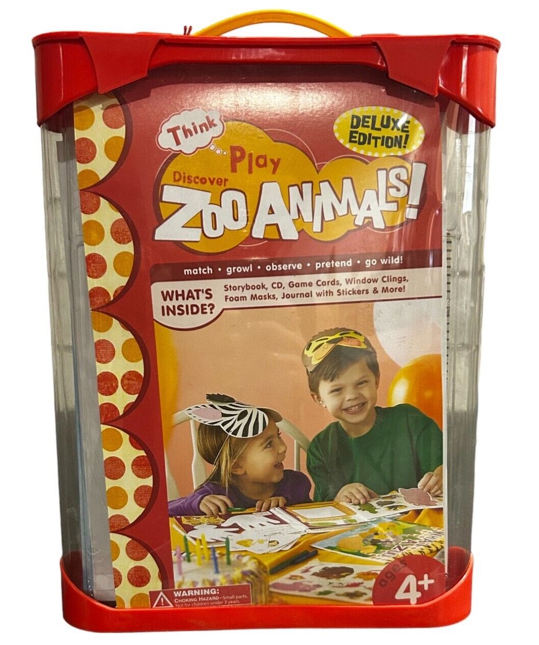 Think Play & Discover Zoo Animals Educational Activity Set