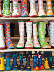 Lafayette Puzzle Factory Colorful Rubber Boots 300-Piece Puzzle