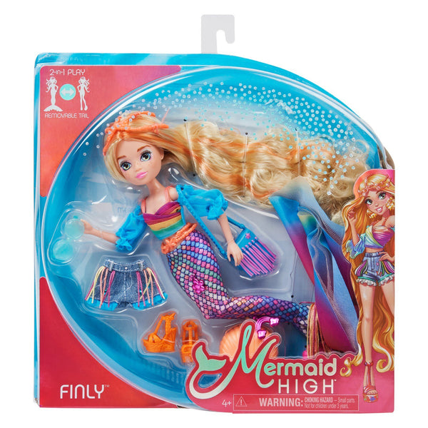 Mermaid High Finly Doll – Removable Tail, Outfit & Accessories