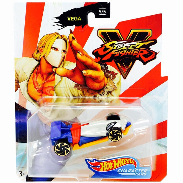 Hot Wheels Street Fighter Vega Die-Cast Character Car 1:64 Scale
