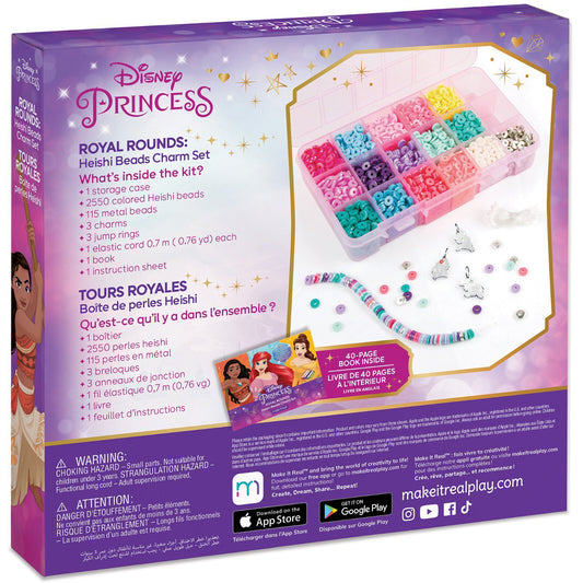 Make It Real Disney Princess Heishi DIY Bracelet & Charms Kit