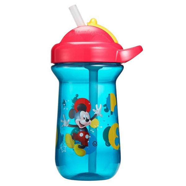TOMY Disney Mickey Mouse Flip Top Straw Cup, 9 oz