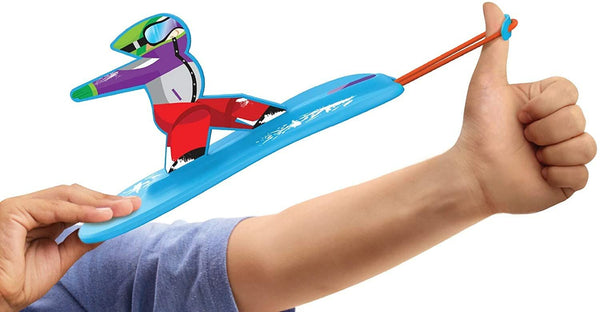 Diggin Sky Squad Snowboarder Foam Toy with Built-In Launcher