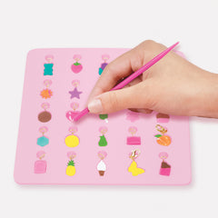Make It Real Clay Charm DIY Jewelry Kit – 30+ No-Bake Charms