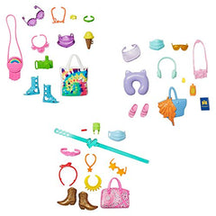 Barbie Neon Festival Accessory Pack – 11 Storytelling Pieces