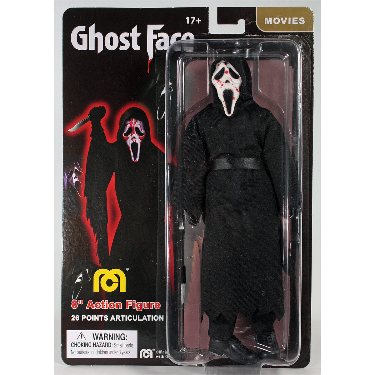 Mego Ghostface Blood Splatter 8" Retro Action Figure