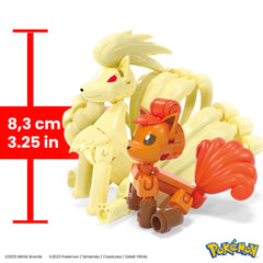 Mega Pokémon Vulpix Evolution Building Set | 145 Pieces, 2 Figures