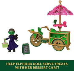 Mattel Wicked Emerald City Dessert Cart Playset with Elphaba Doll