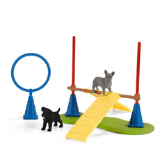 Schleich Farm World Puppy Agility Training 14-Piece Playset