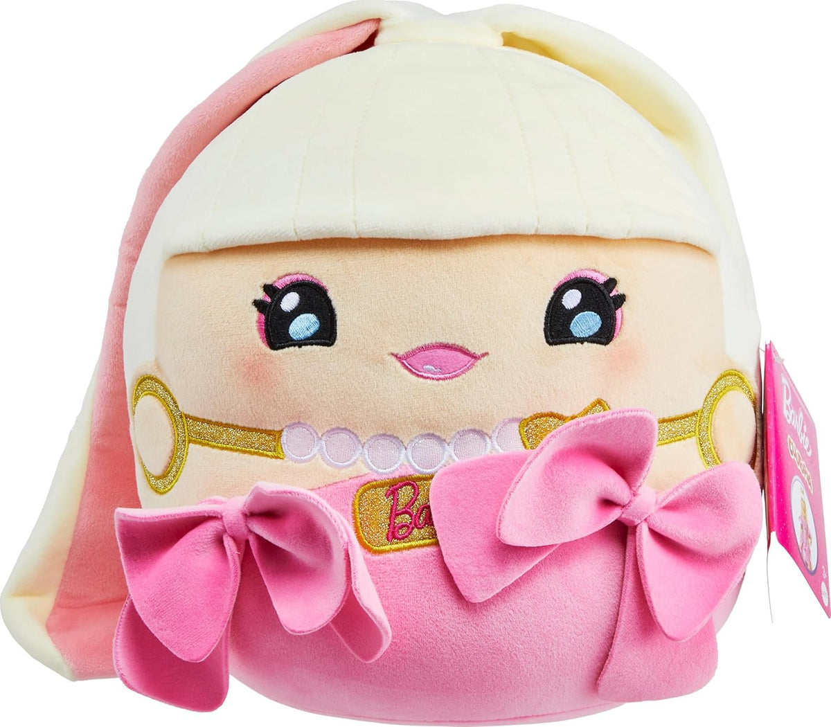 Barbie Cuutopia 10-Inch Soft Plush Pillow Doll with Pink Bows