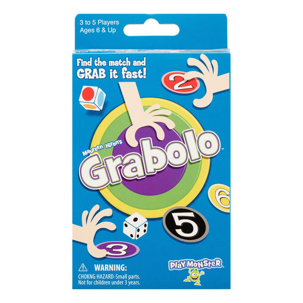 PlayMonster Grabolo Box Game – Fast-Grab Card Game for Kids