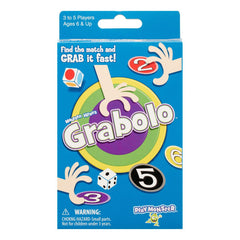 PlayMonster Grabolo Box Game – Fast-Grab Card Game for Kids