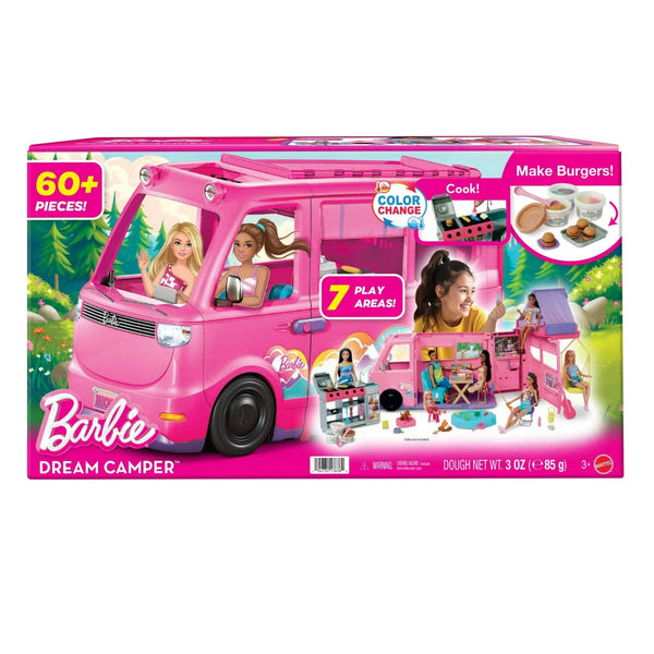 Barbie Dream Camper Playset with Roof Tent & 60+ Accessories
