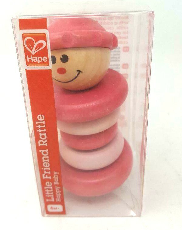 Hape Mr. Magic Rattle – Pink Baby Sensory Toy