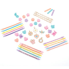 Make It Real Linked Looks 48pc DIY Bracelet & Charm Craft Kit