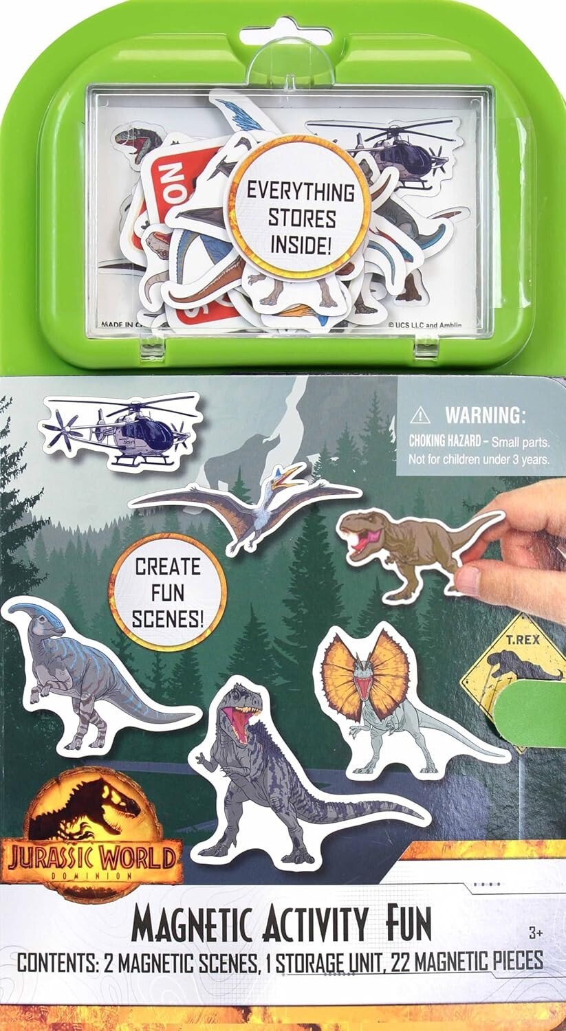 Tara Toys Jurassic Magnetic Fun — Portable Magnetic Scene Play Set