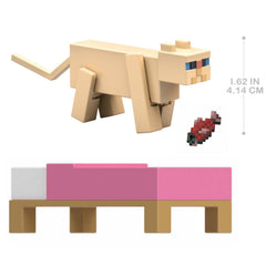 Mattel Minecraft Persian Cat 3.25-Inch Collectible Action Figure