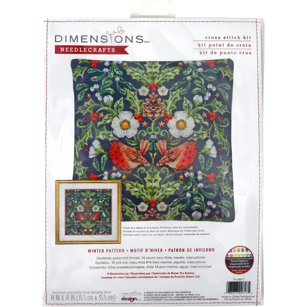 Dimensions Winter Pattern Counted Cross Stitch Kit