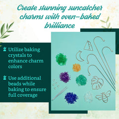 Craft Crush Plant Charms Kit – DIY Suncatcher Stakes, Makes 4