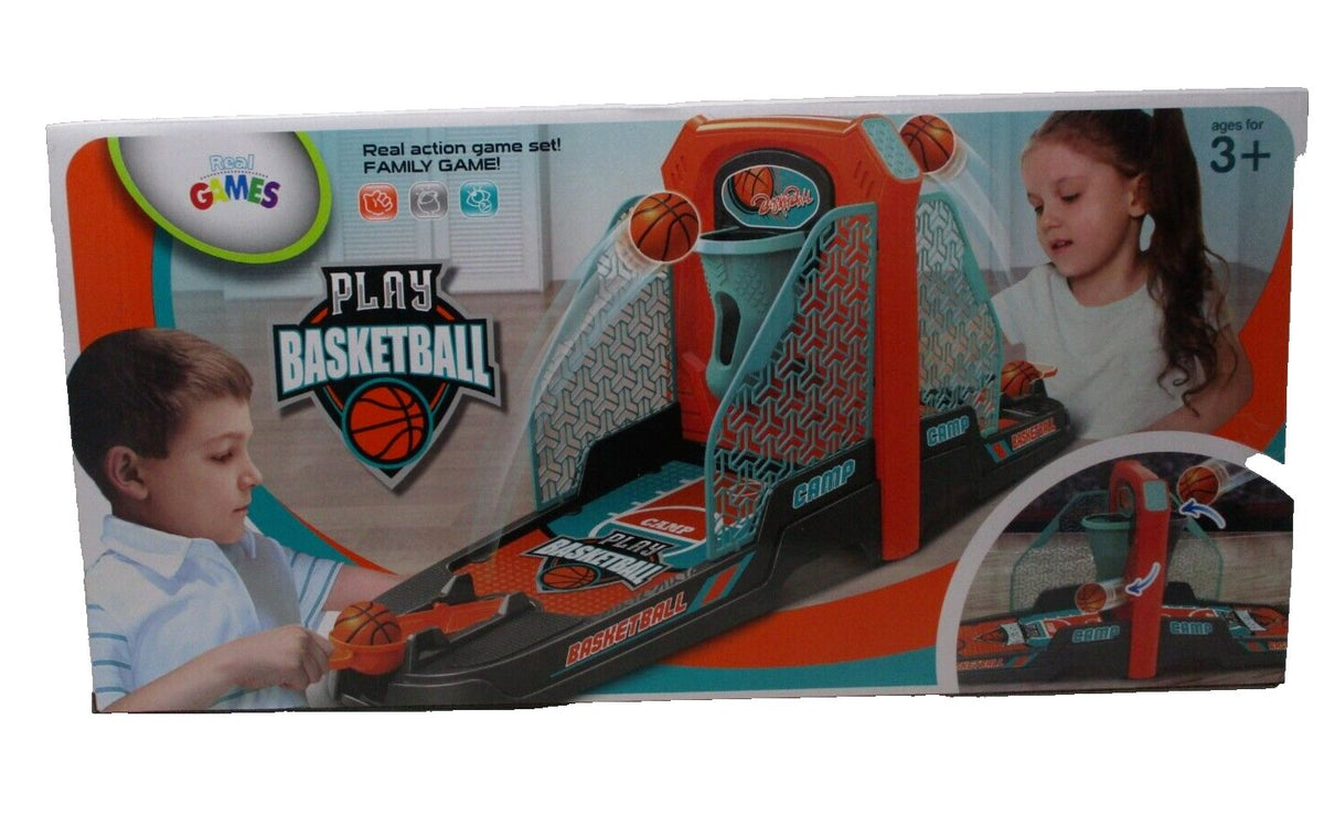 Real Games Tabletop Basketball Game with 6 Balls