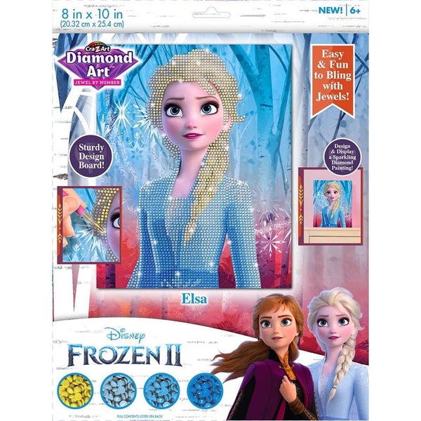 Cra-Z-Art Disney Frozen 2 Elsa Diamond Art Jewel Kit