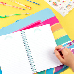 Make It Real Rainbow Bright Kids Lap Desk with Media Slot