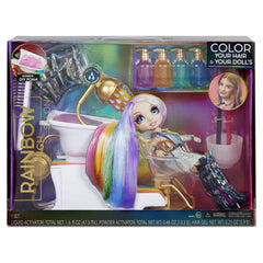Rainbow High Salon Playset – Working Sink & Hair Color Foam Kit