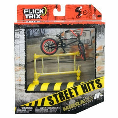 Flick Trix Street Hits Mirraco Parking Gate Fingerboard BMX Set