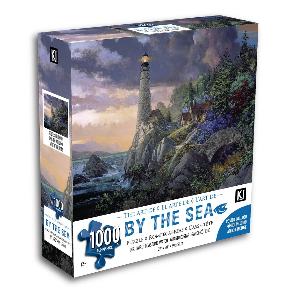 KI Puzzle – By The Sea Coastline Watch 1000-Piece Jigsaw Puzzle