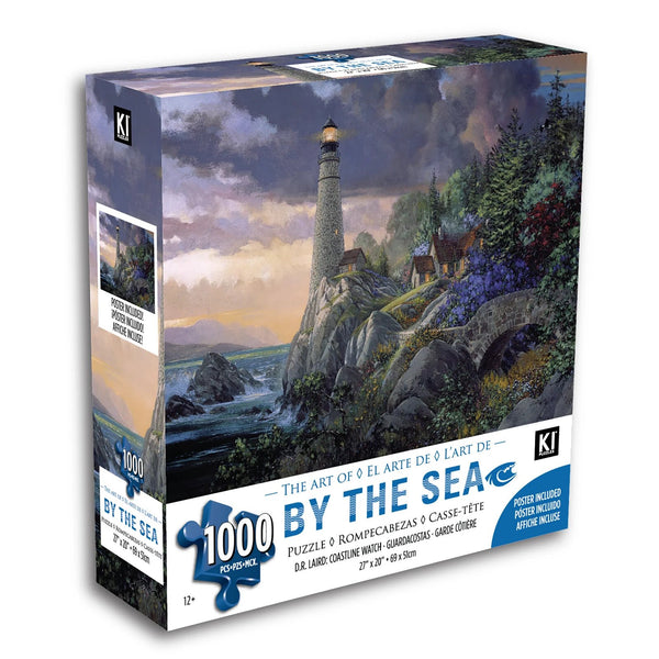 KI Puzzle – By The Sea Coastline Watch 1000-Piece Jigsaw Puzzle