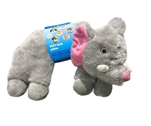 Kellytoy Elephant Pillow Chums Large Kids Neck Pillow