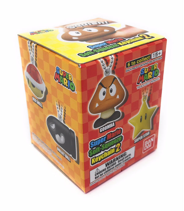 Bandai Super Mario Series 2 Soft-Squeeze Keychain Blind Box